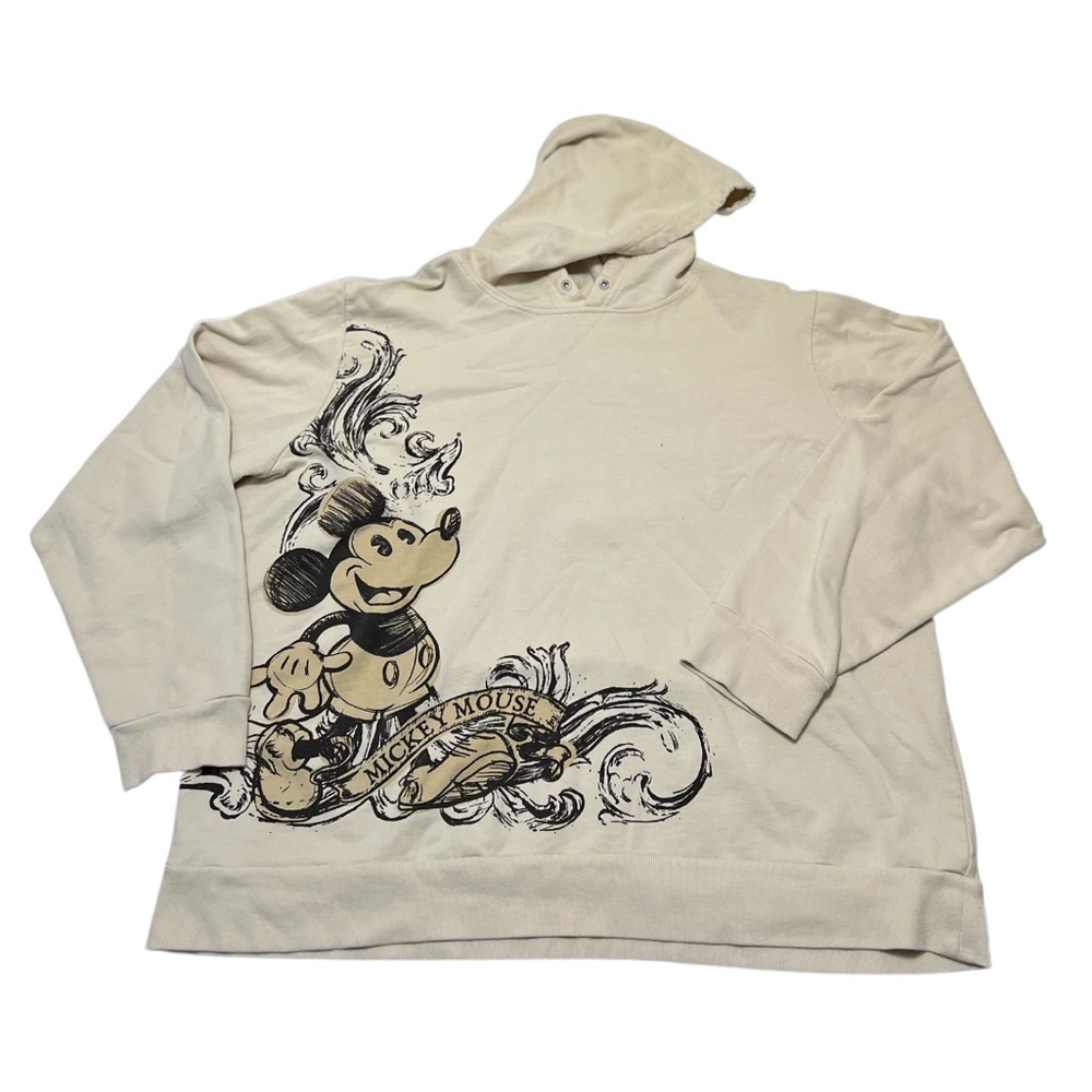 Disney Mickey Mouse Vintage Look Pullover Hoodie